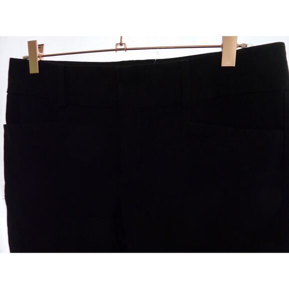 Banana Republic Jackson Fit Black Pants Size 6 Womens Ankle Trousers - Picture 2 of 7